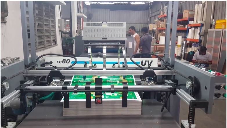 UV and aqueous coating unit